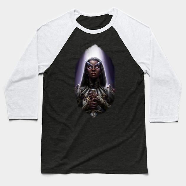 Crystal Paladin (Original Look) Baseball T-Shirt by Art of Ariel Burgess